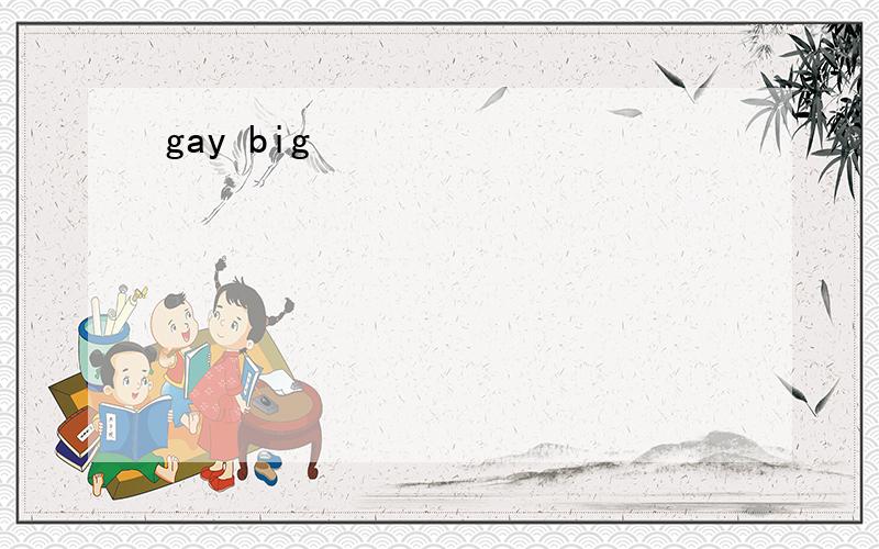 gay big